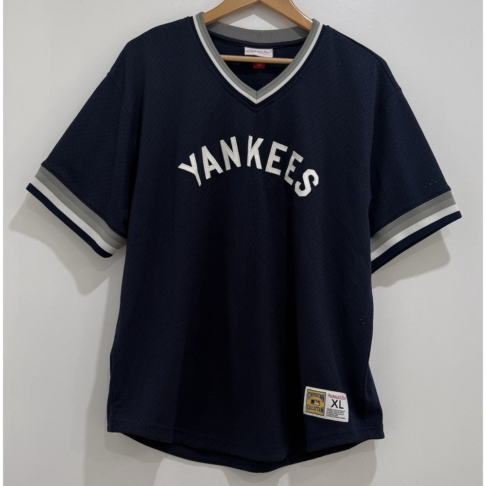MITCHELL & NESS New York Yankees Cooperstown Collection MLB Jersey Blue XL